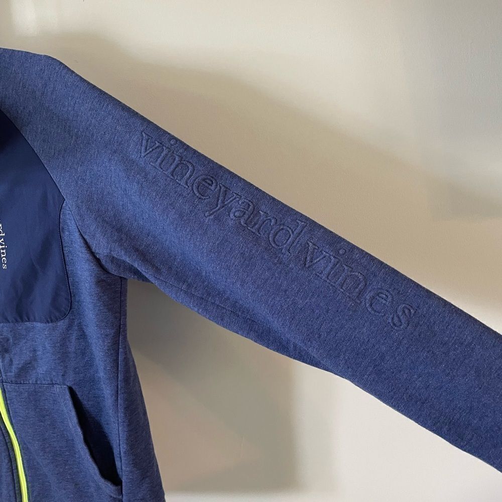 Vineyard Vines Blue Full Zip Jacket - Picture 3 of 5
